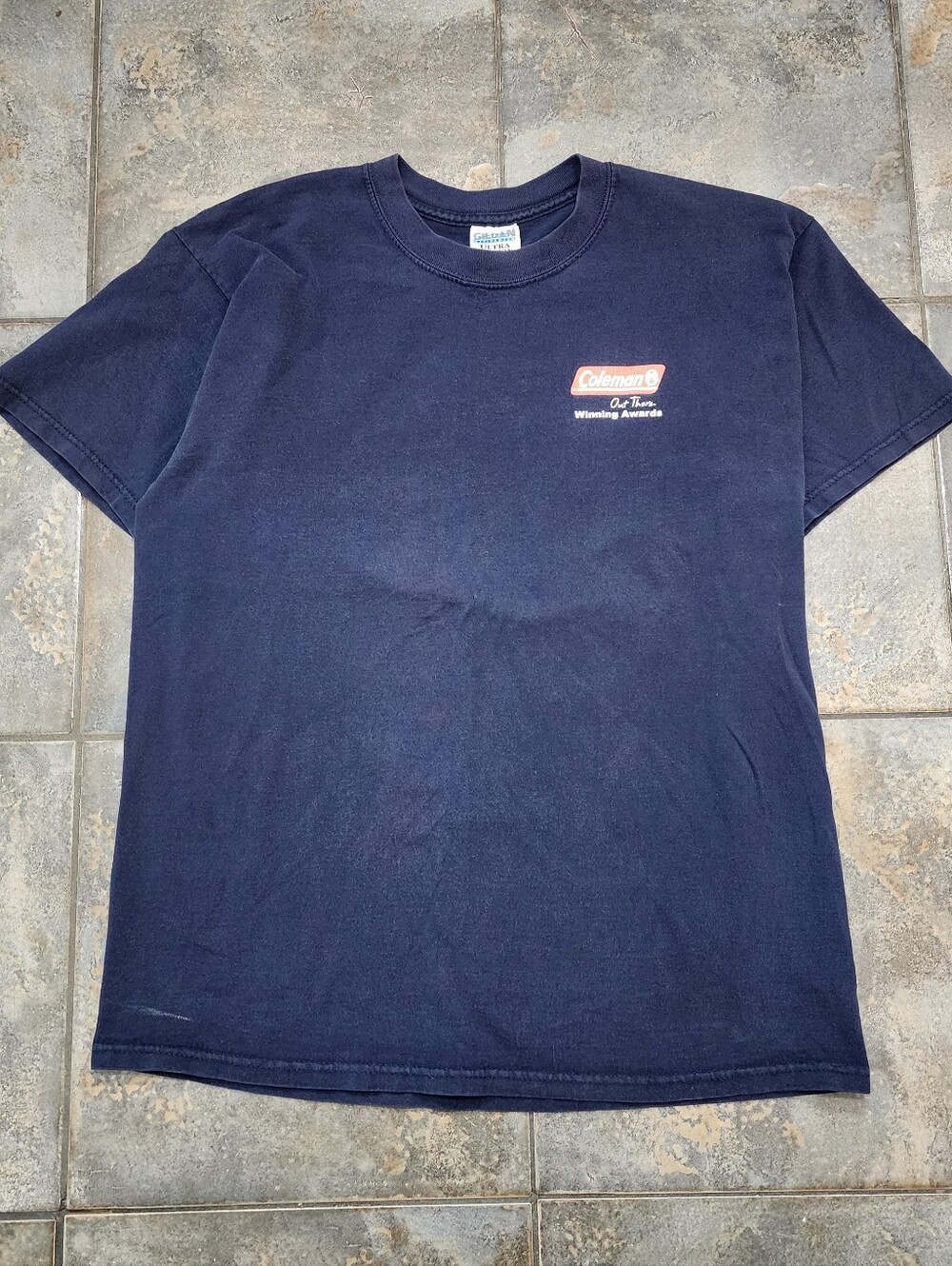 Vintage Y2K Coleman Men's Large Winning Awards Outdoor Hiking Camling T Shirt